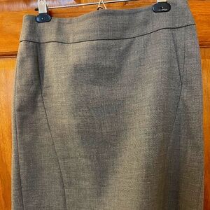 Ann Taylor LOFT gray suit skirt 8P